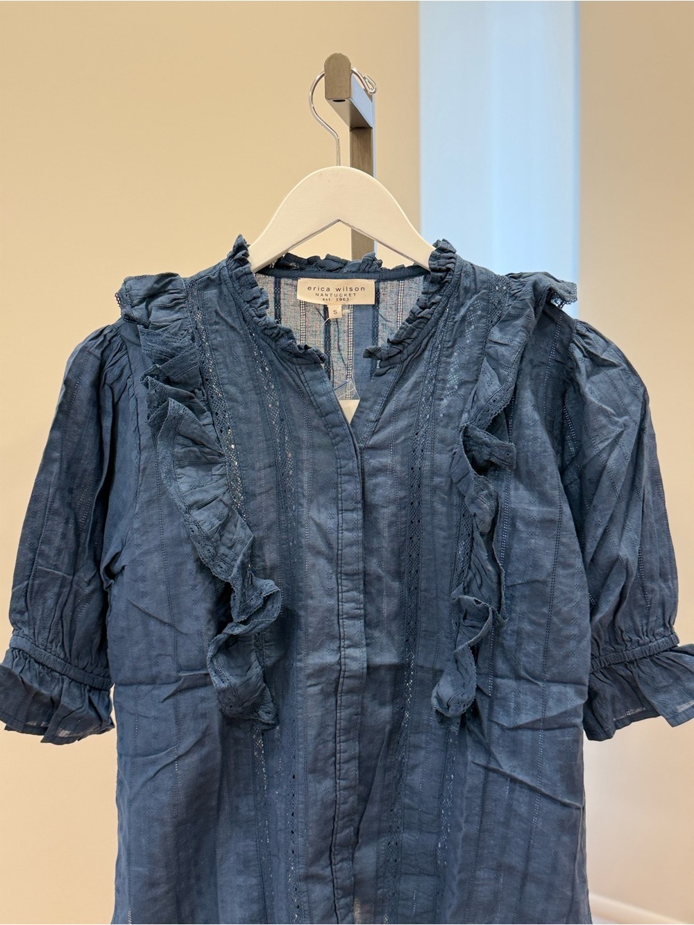 Erica Wilson Jaja Ruffle Top - Picture 3 of 8